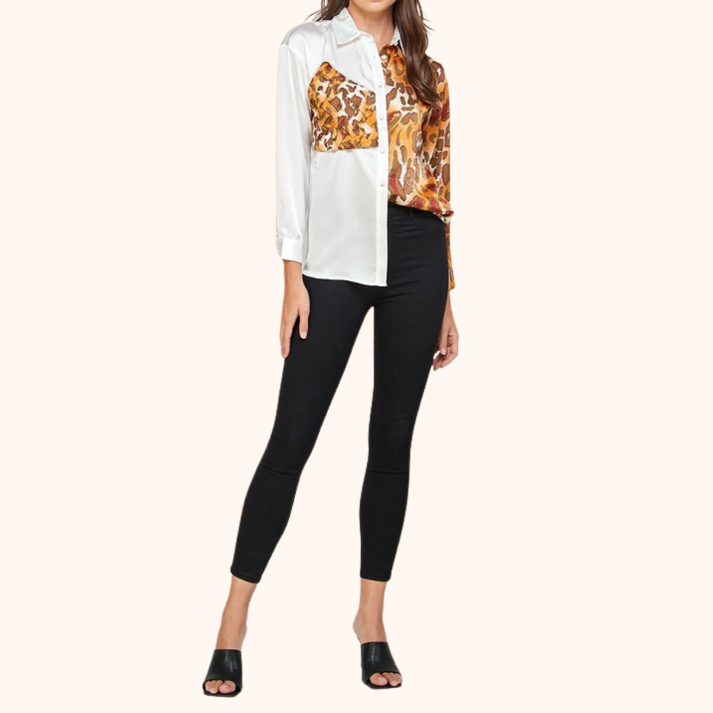 Animal Print Blouse