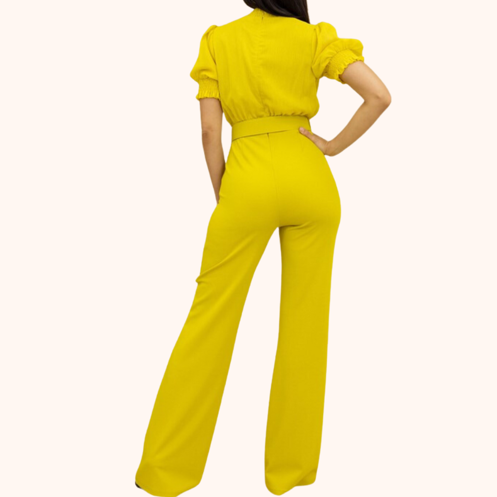 Crochet Woven Combined Top Fashion Jumpsuit