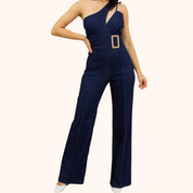 Denim Stretch Jumpsuit