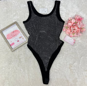 Solid Color Rhinestone Bodysuit