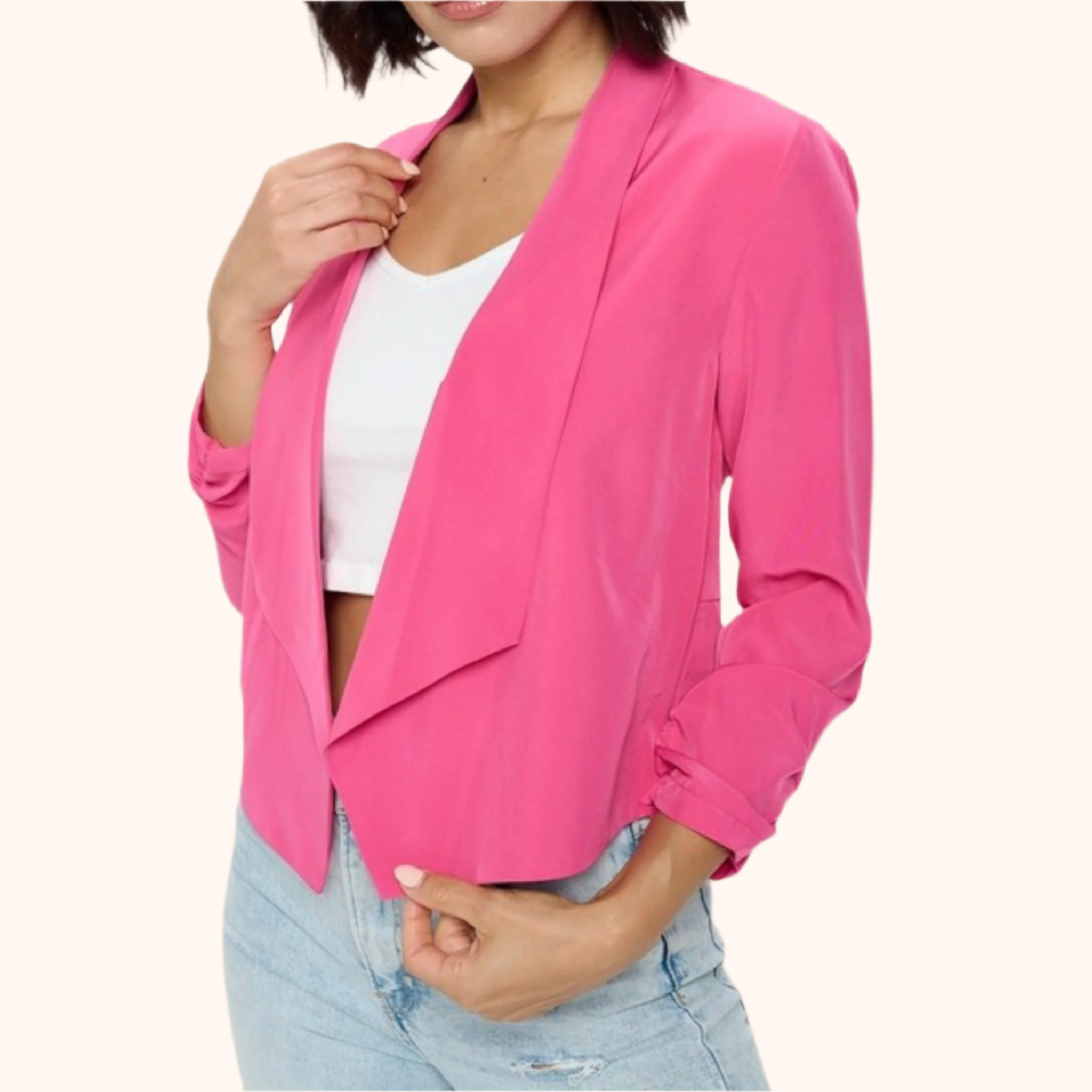 Blazer suelto abierto