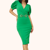 Puff Sleeve Dress