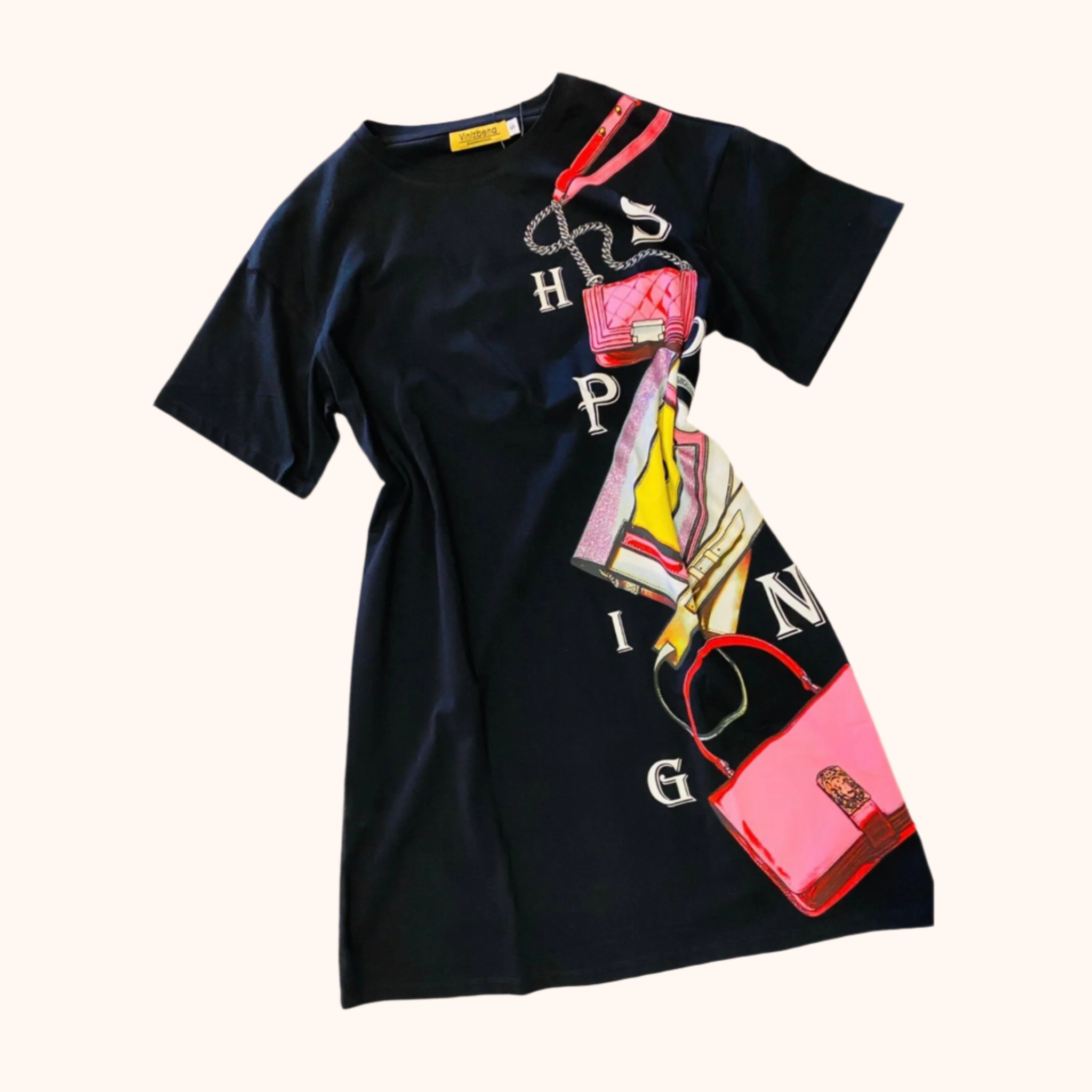 Camiseta Paris Shopping Vestido