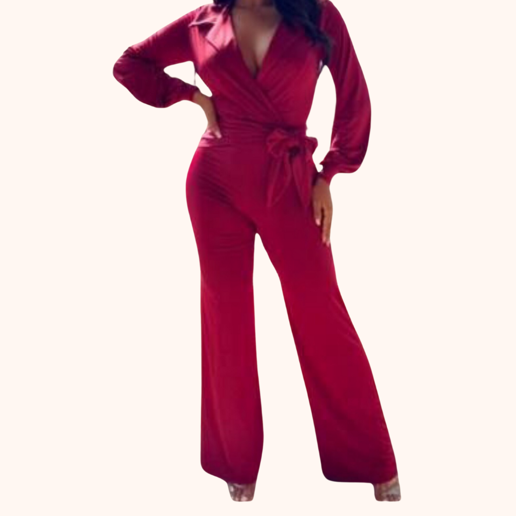 Burgundy Jumpsuit